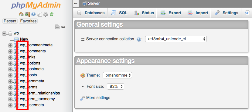 WordPress Database Prefixes