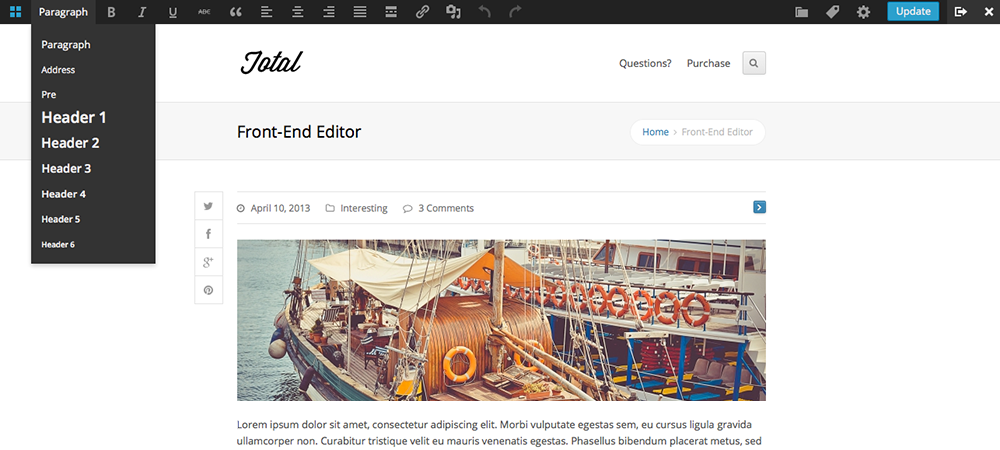 The Shift to Front-End Editing Experience in WordPress