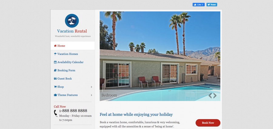 Vacation Rental WordPress Theme