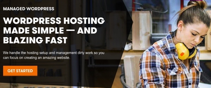 Managed WordPress hosting from GoDaddy.