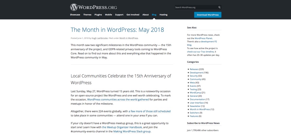 WordPress Blogs You Should Follow - WordPress.org