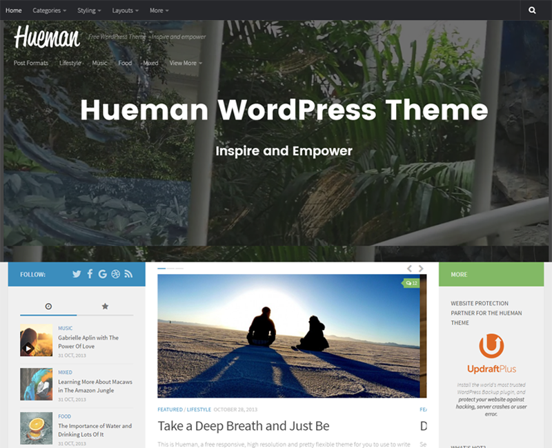 Hueman WordPress Theme