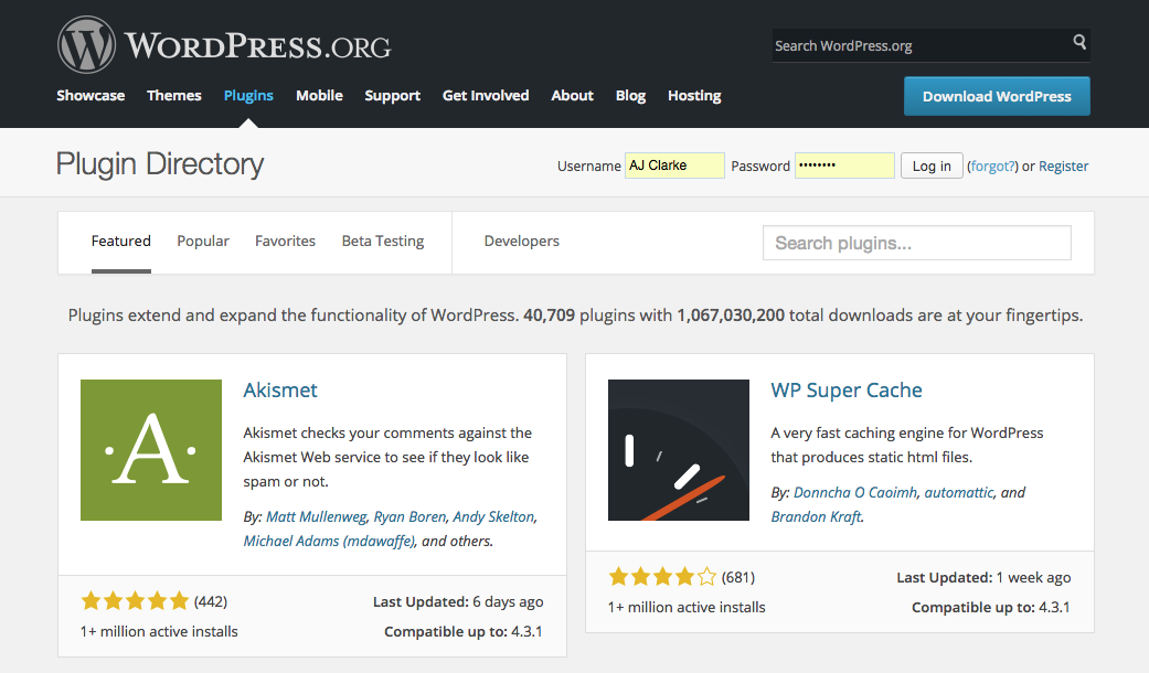 wordpress-repository