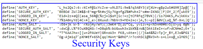 WordPress Security Key