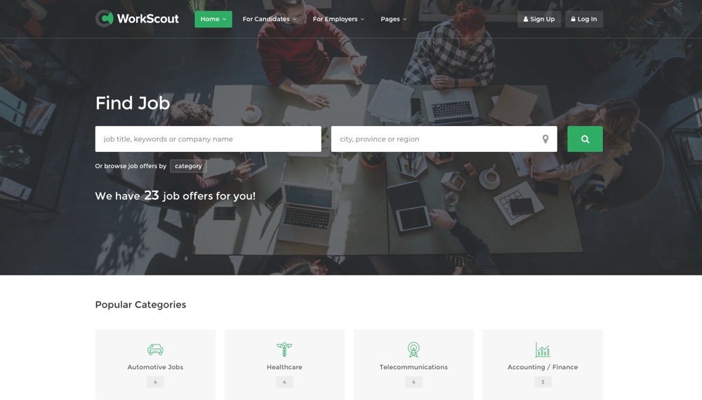 WorkScout - Job Board WordPress Theme