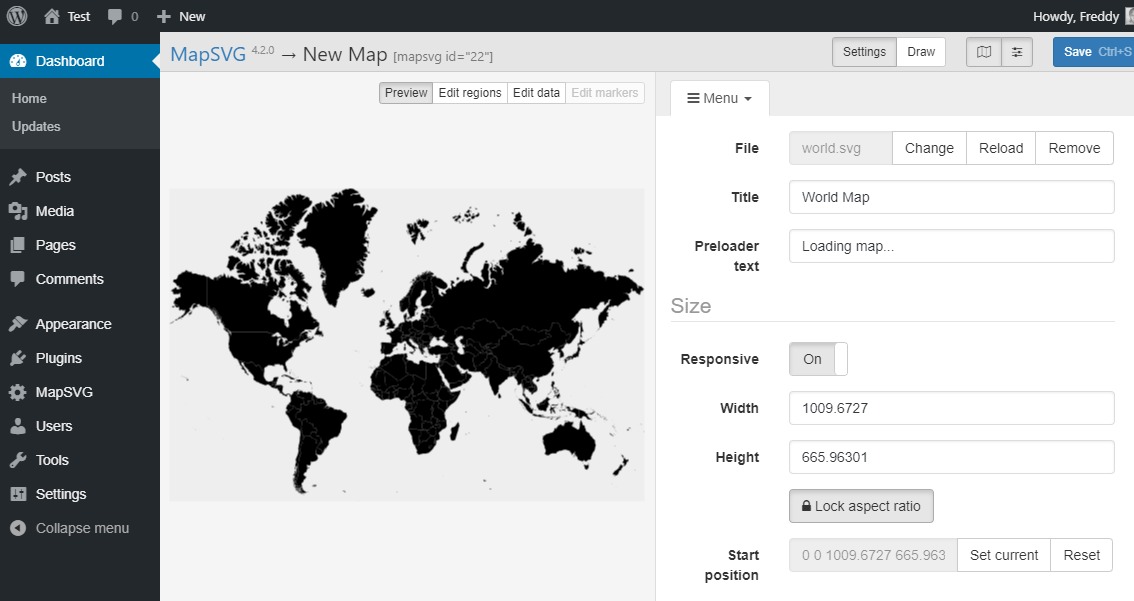 Interactive World Map – WordPress plugin