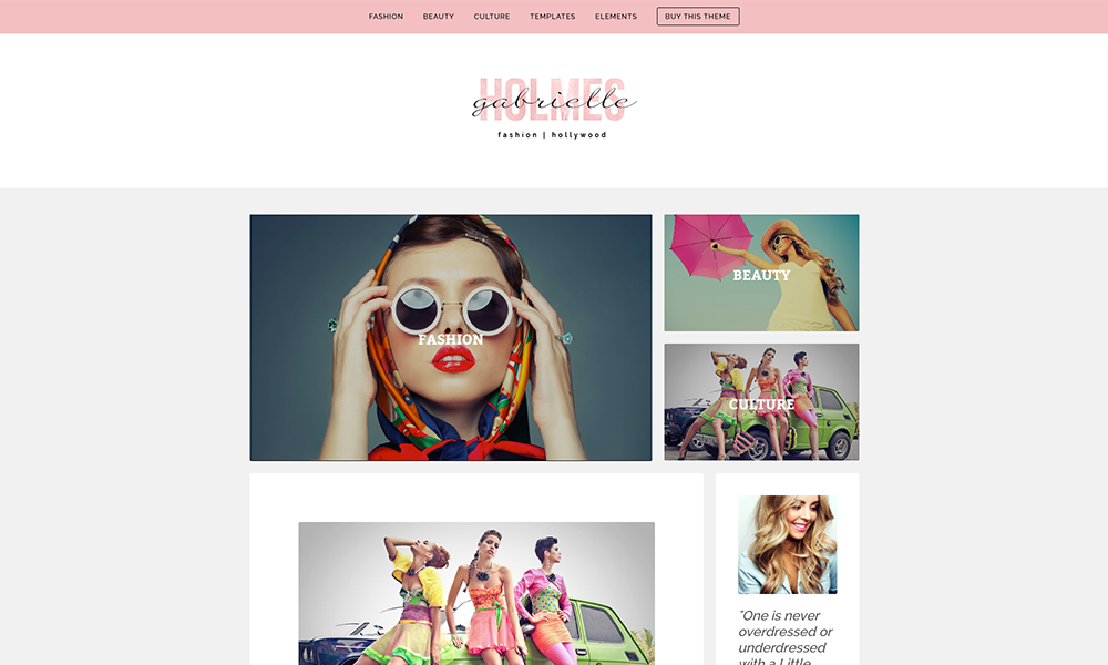 WP Beauty WordPress Theme