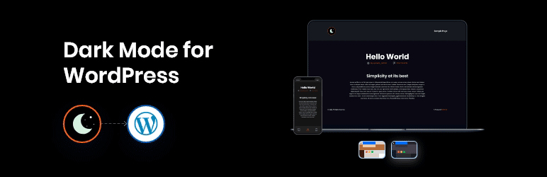 WP Dark Mode WordPress plugin
