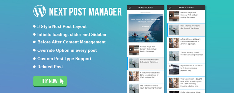 Infinite Related Post Manager Best Related Posts Plugins for WordPress