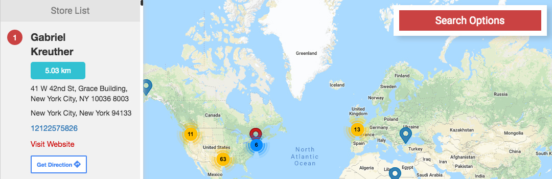 WP Multi Store Locator Pro WordPress Plugin