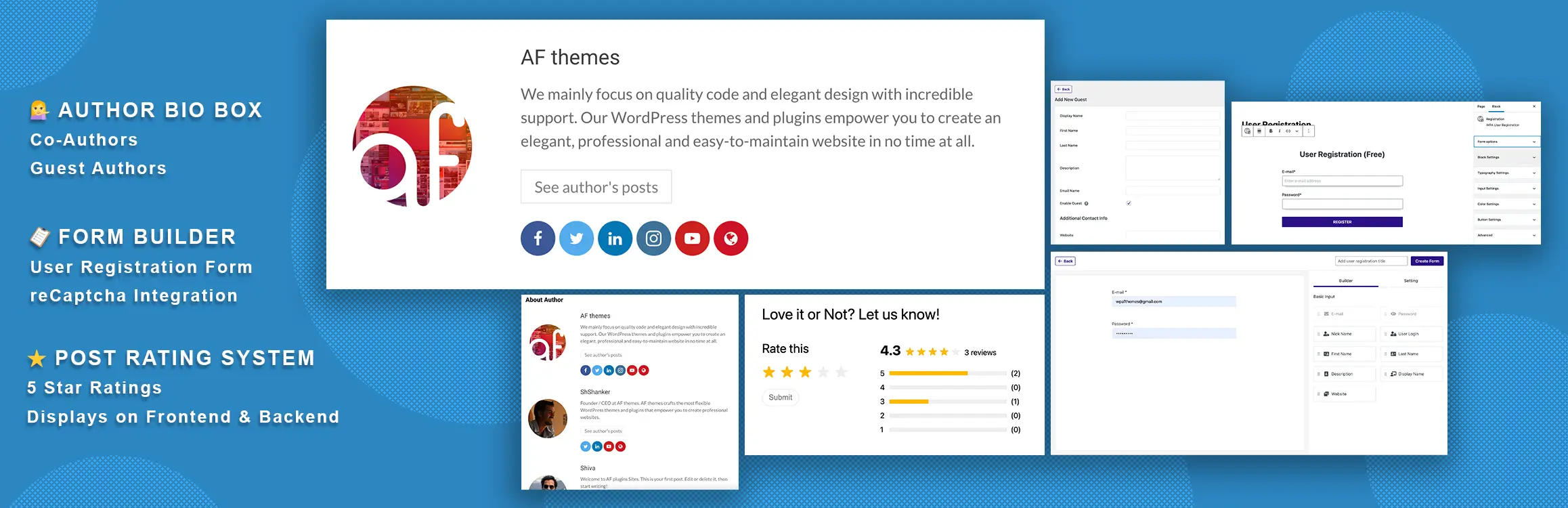 WP Post Author WordPress plugin banner
