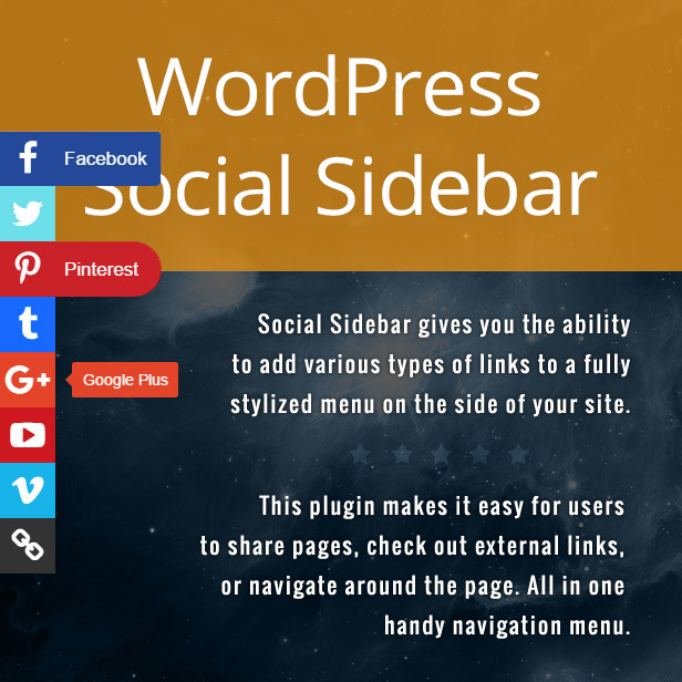 Easy WordPress Social Sidebar Plugin WPExplorer
