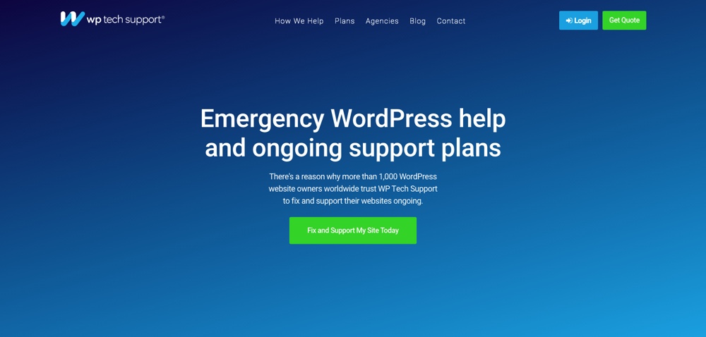 WP Tech Support WordPress Maintenance