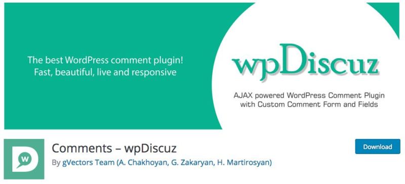 wpDiscuz Plugin