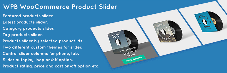 WPB WooCommerce Product Slider Free Plugin