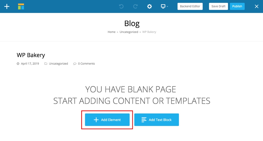 WPBakery Reusable Content Blocks Step 4