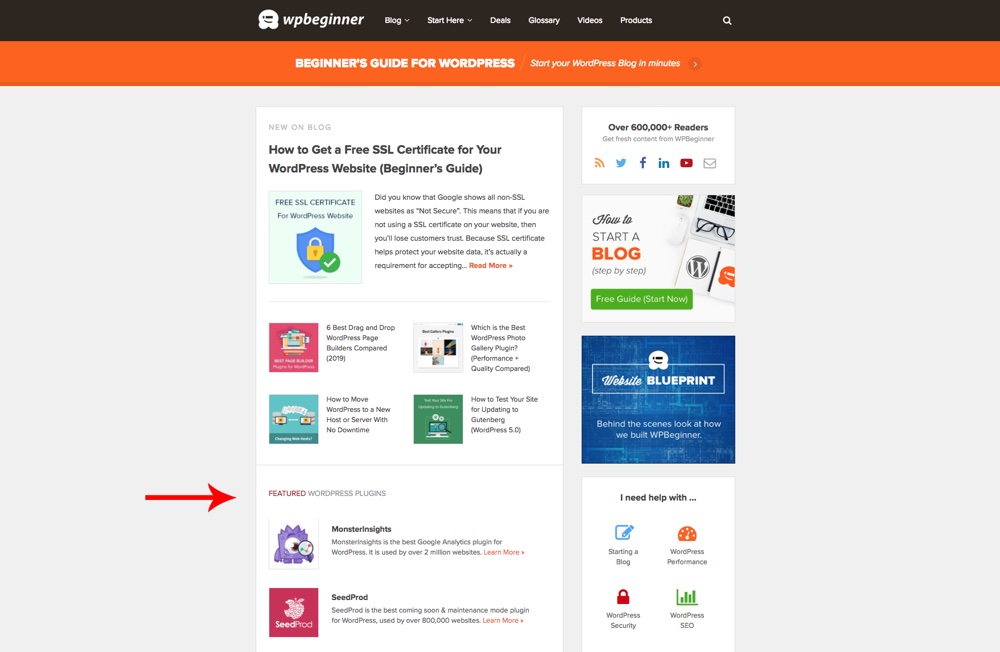 WPBeginner Homepage
