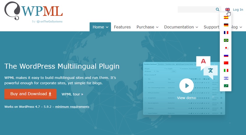 WPML, the WordPress Multilingual Plugin