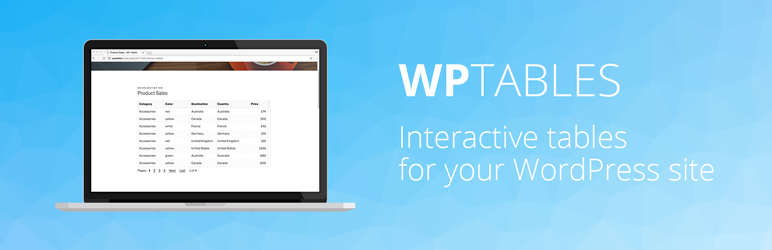 WPTables Free WordPress Plugin