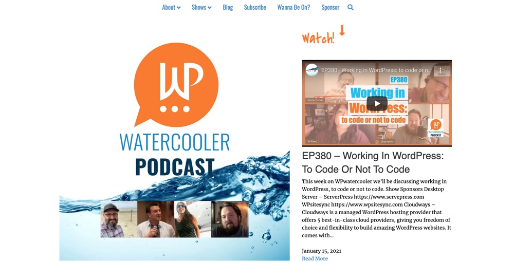 WP WaterCooler Podcast