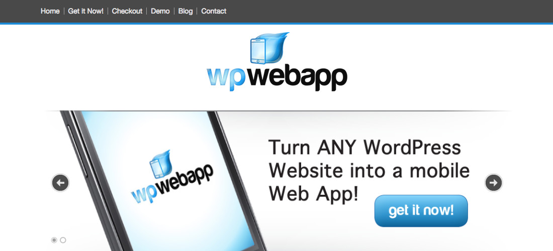 WPWebApp Mobile App Creator