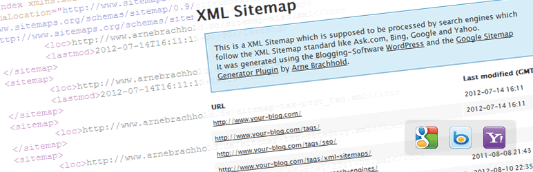 Mapas de sitio XML