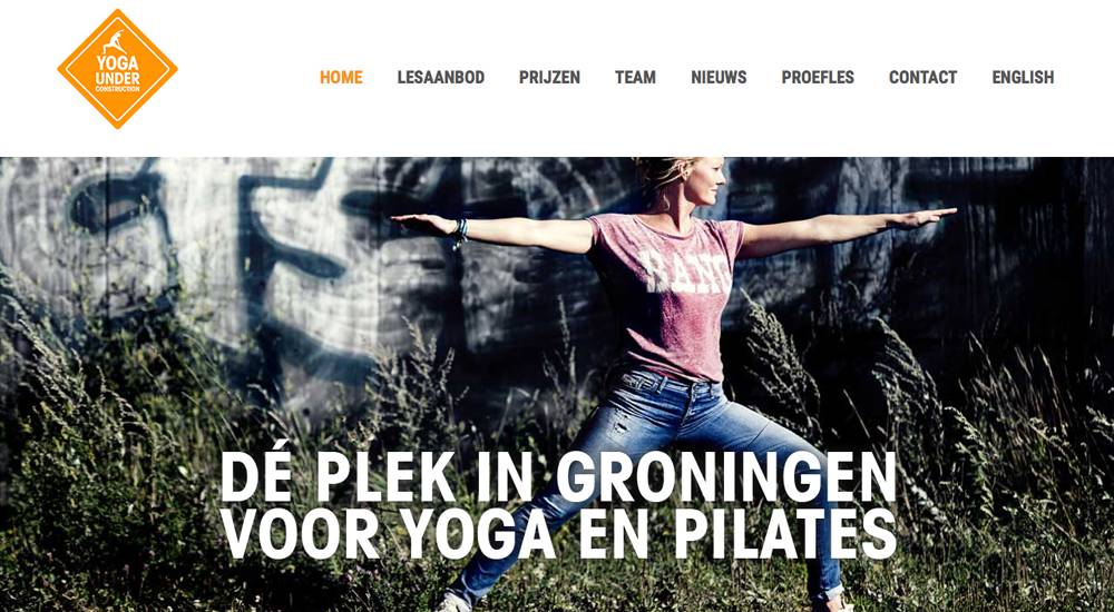 Yoga Under Construction: Total WordPress Theme