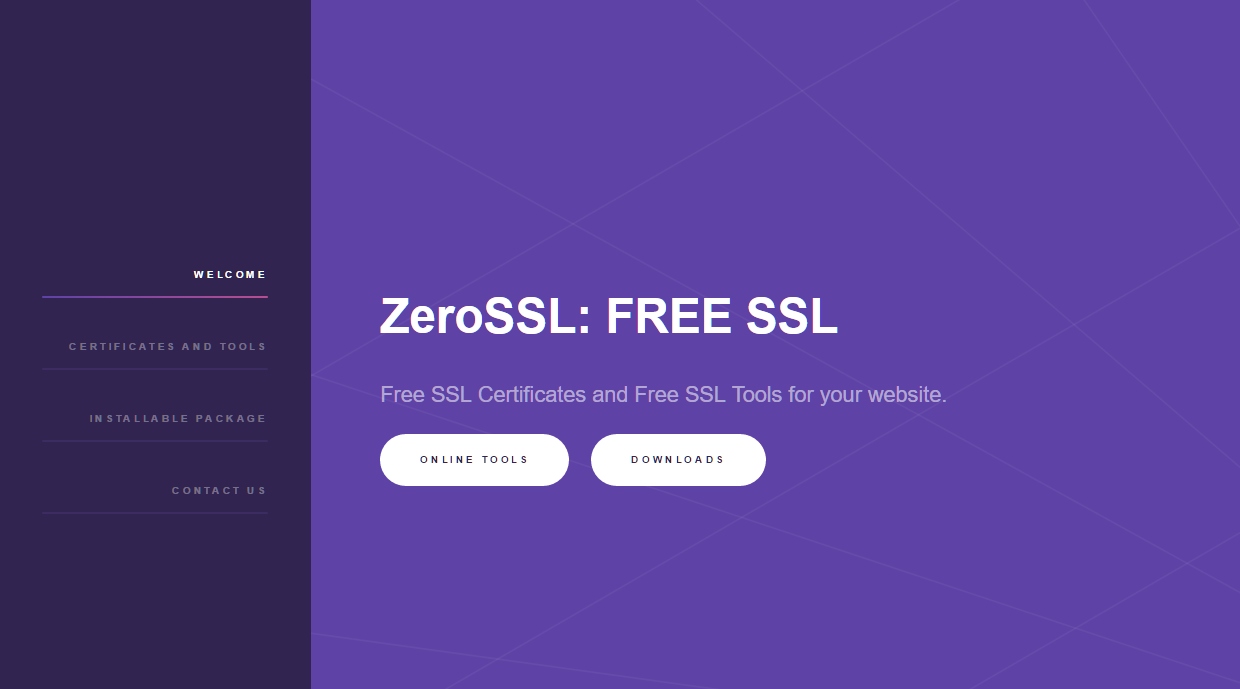 zerossl-website